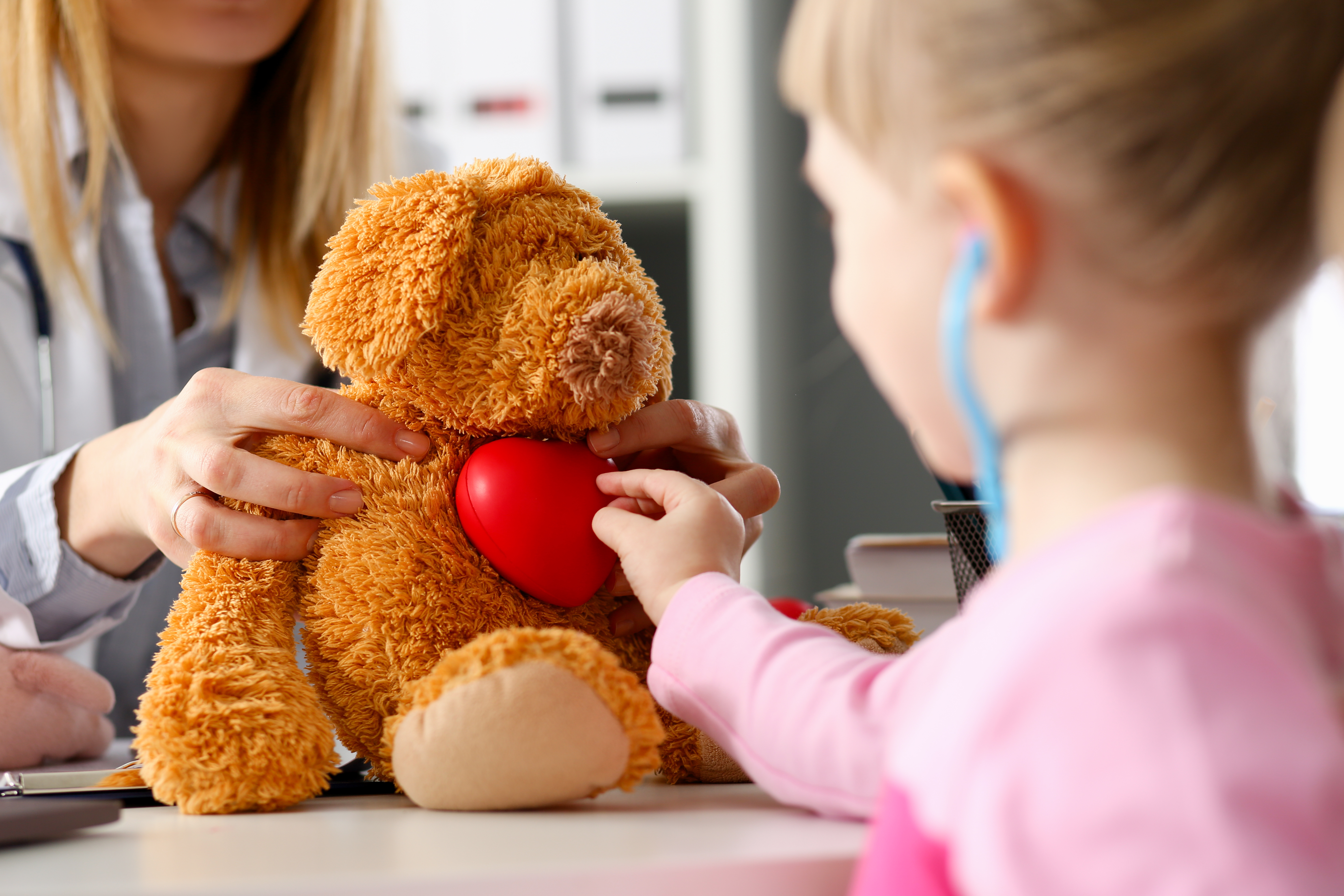 Children playing and smiling